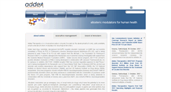 Desktop Screenshot of addextherapeutics.com